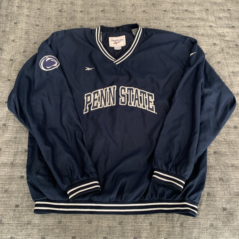 Vintage Penn State‎ Nittany Lions Pullover Embroidered XXL NCAA Reebok 90s